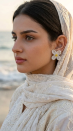 گوشواره شکوفه بهاری - Image 2